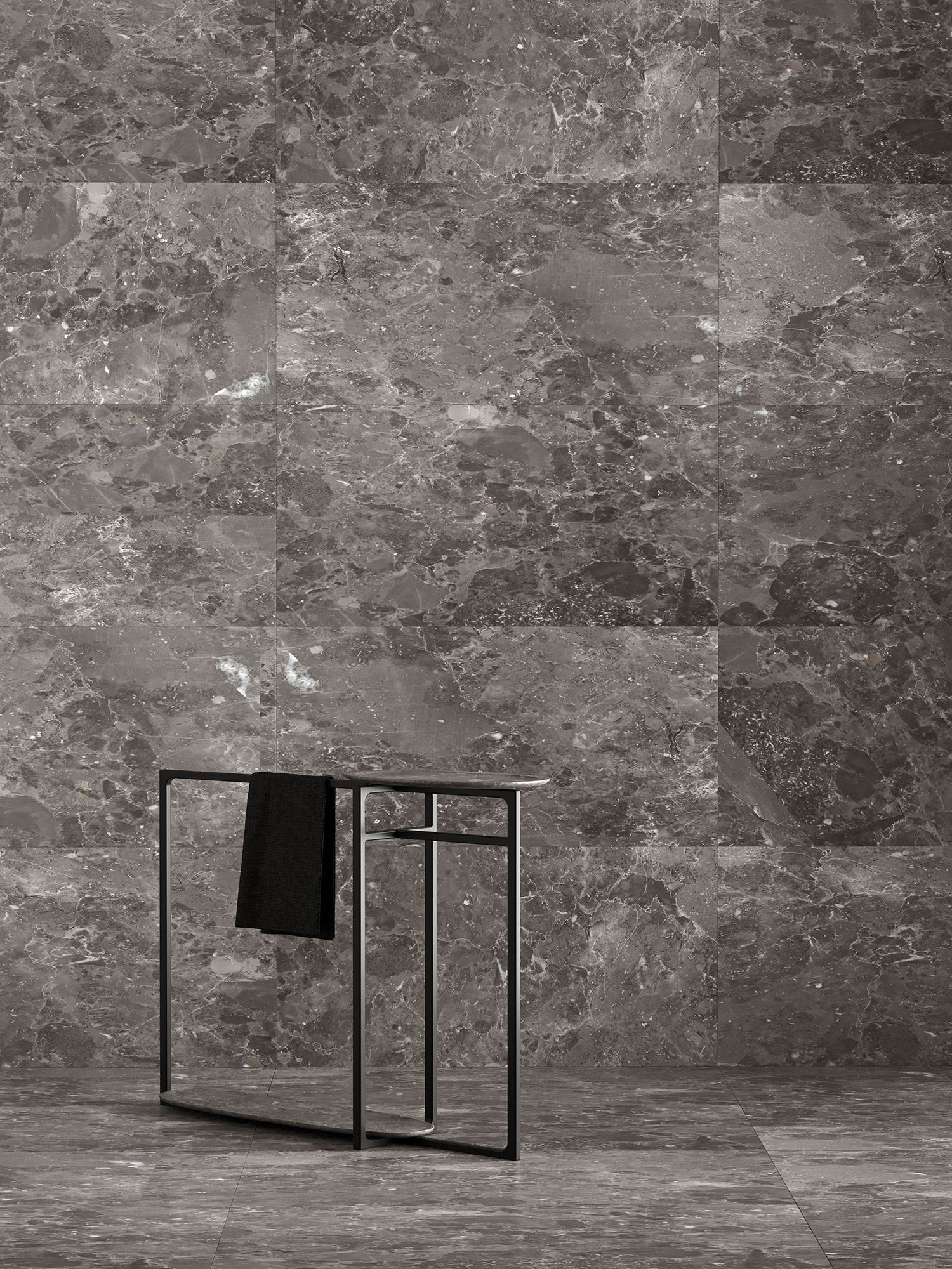 Отдельно стоящий держатель для салфеток из металла и мрамора Salvatori душа ARCH-00086342 - Вид №1