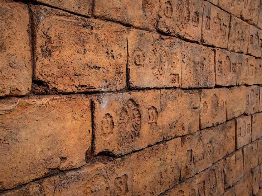 Панель с трехмерными эффектами из стекловолокна с эффектом кирпича для внутреннего и наружного применения Heritage Santreyd sun-id-1485258