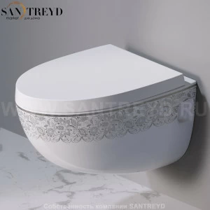 S511460P Подвесной унитаз настенный Белый A. e T. Italia OVAL Италия