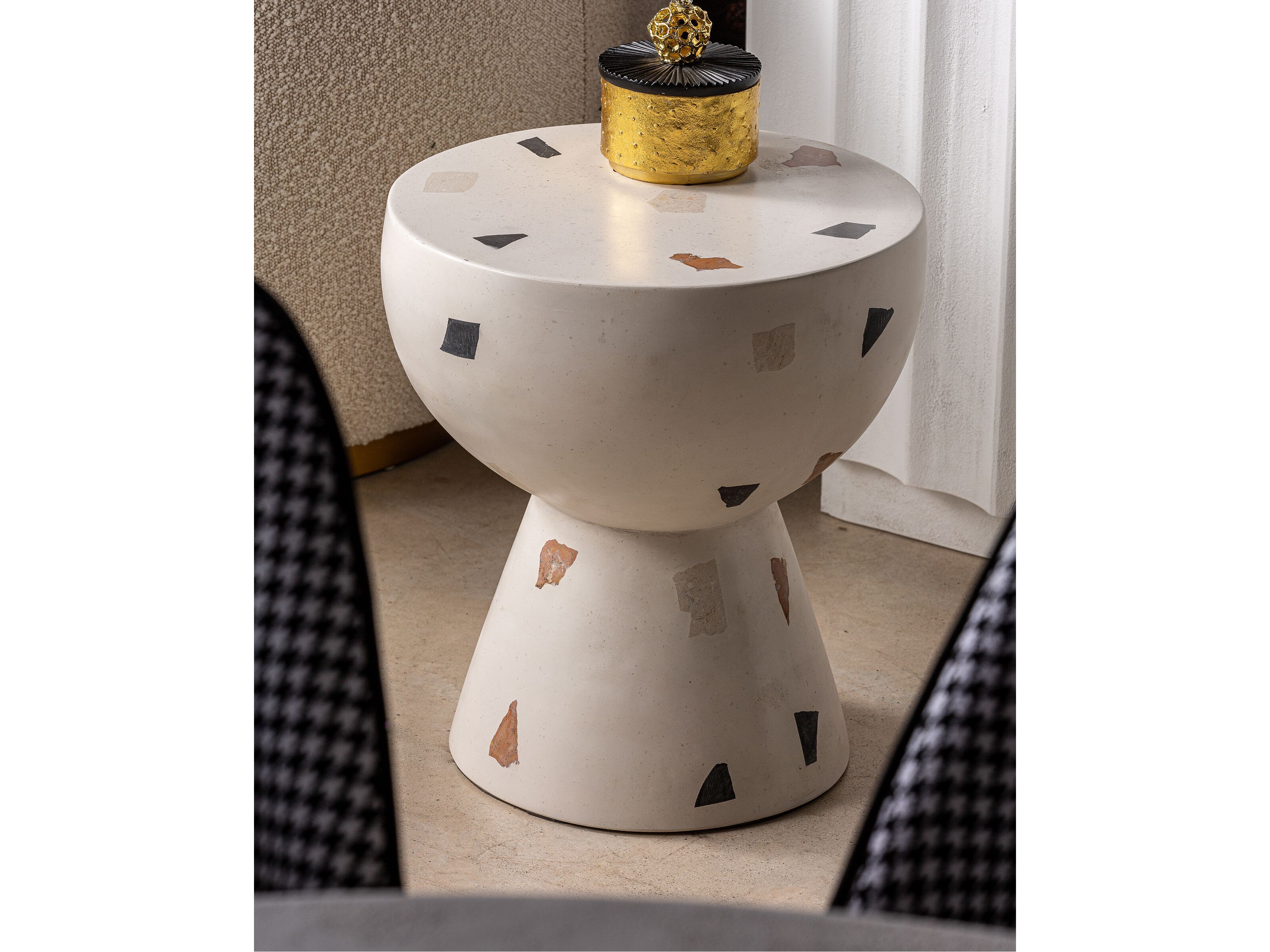 Круглый керамический журнальный столик Vical Home масса ARCH-00049608 - Вид №4