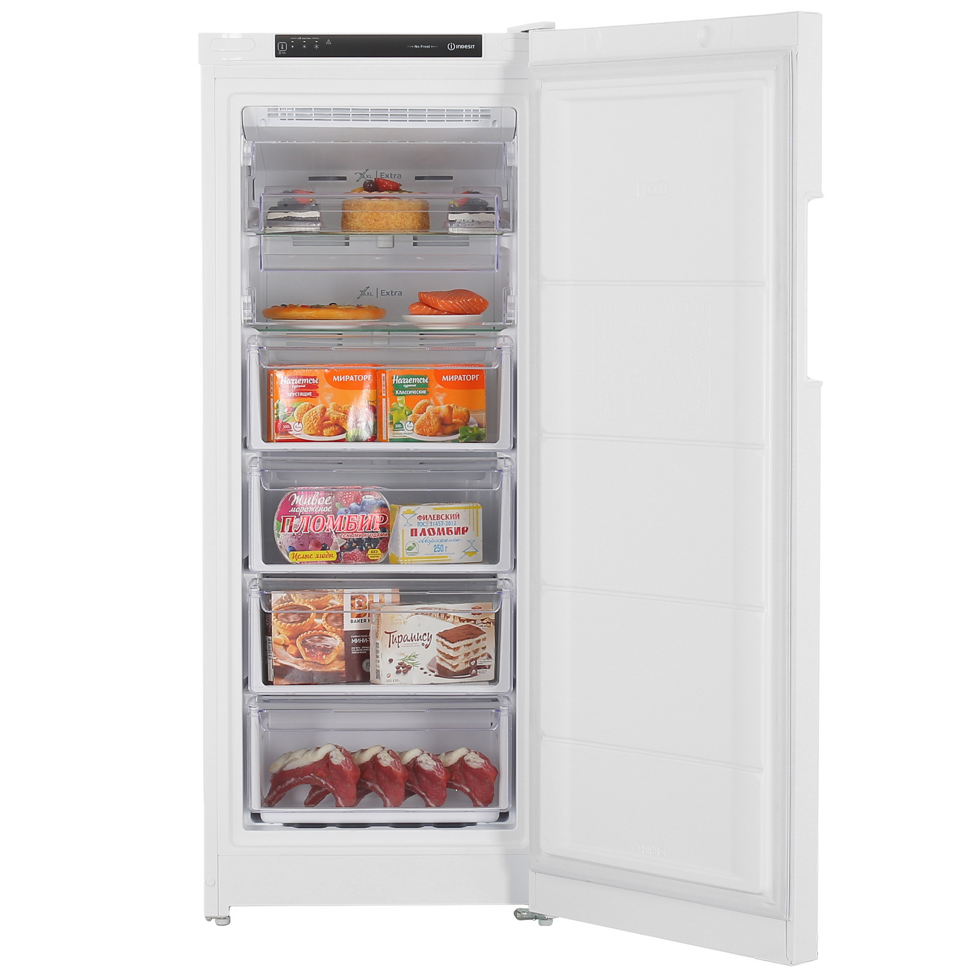 9055109 Морозильный шкаф  Indesit DFZ 4150 белый STDN-0123929 - Вид №5