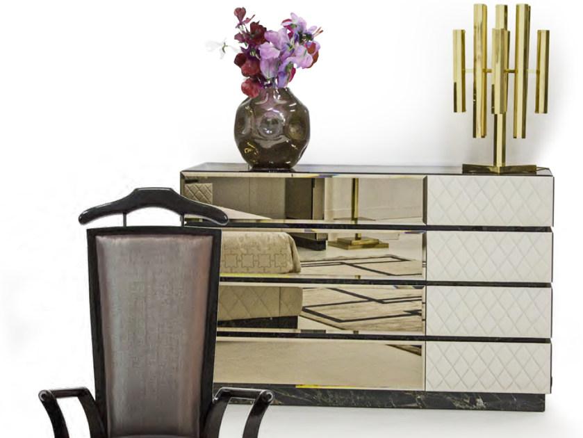 Formitalia Зеркальный стеклянный комод Royal sun-id-1348017 - Вид №1