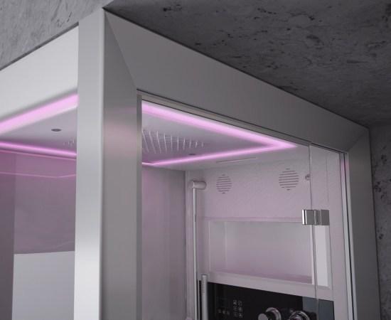 Jacuzzi® Многофункциональная душевая кабина с турецкой баней Frame sun-id-1403345 - Вид №2