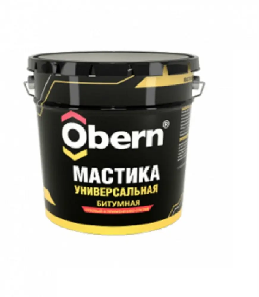90581585 Мастика Obern битумная универсальная 15кг цвет черный STLM-1016904