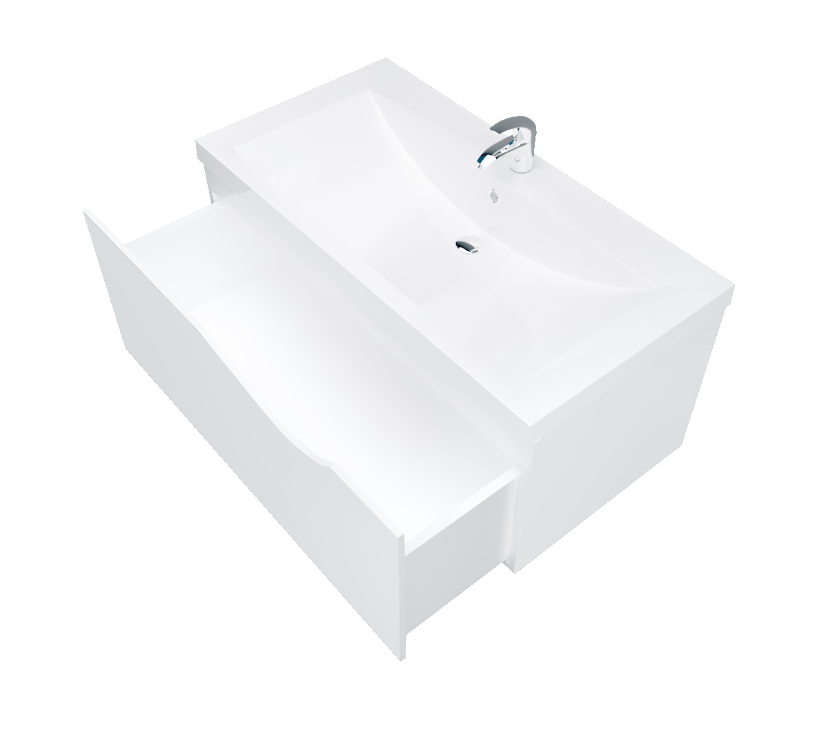 У51045 Тумба без раковины Этюд 100П 1я 1 Marka Этюд 