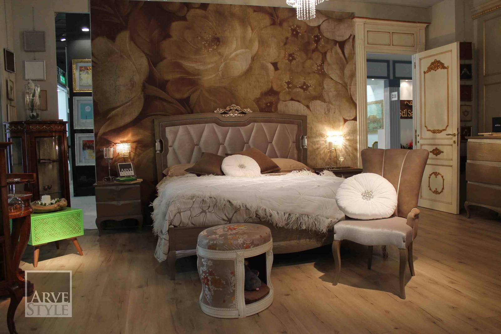 Деревянная прямоугольная тумбочка с ящиками Arvestyle ARCH-00081352 - Вид №8