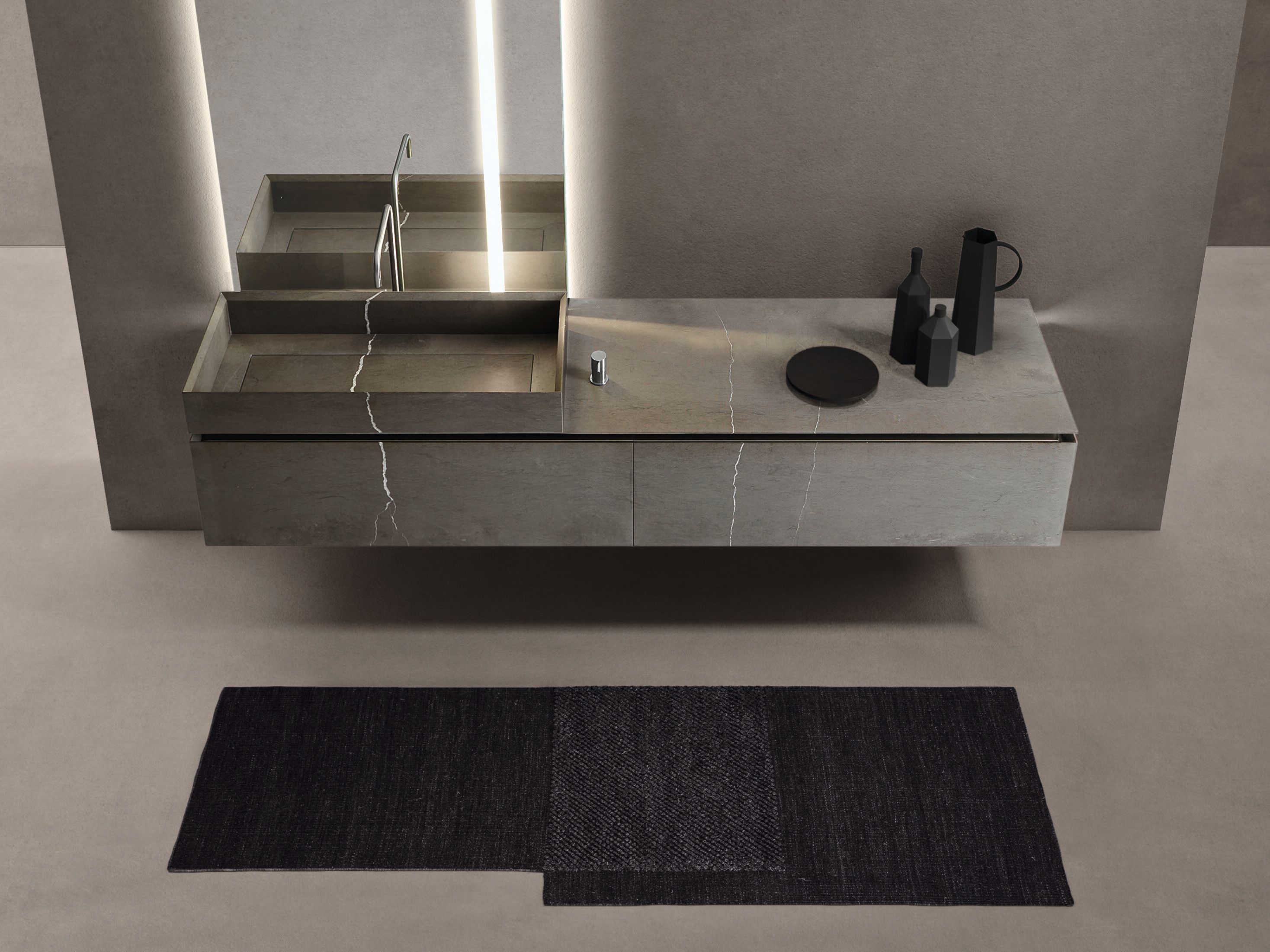 Полная мебель для ванной комнаты Noorth чистый ARCH-00089093