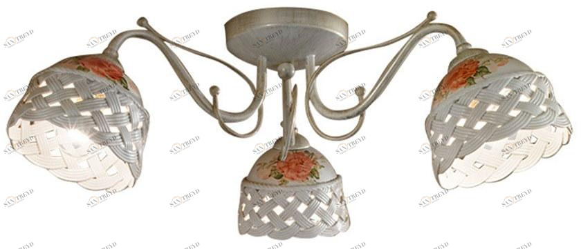 FERROLUCE Керамический потолочный светильник с фиксированным кронштейном Verona C963 - c964