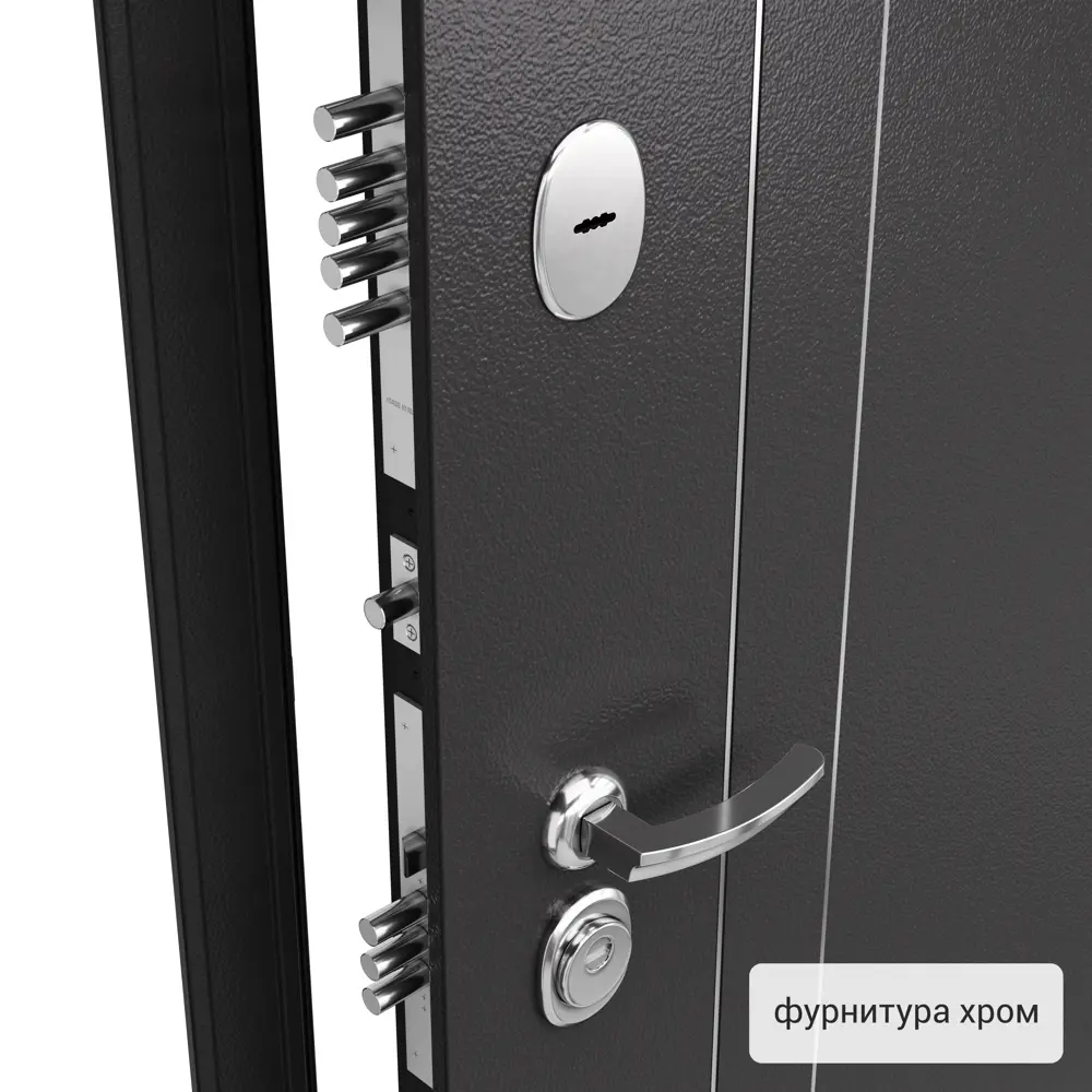 Дверь металлическая Контрол Танганика, 960 мм, левая, цвет белый TOREX STLM-2011321 - Вид №9