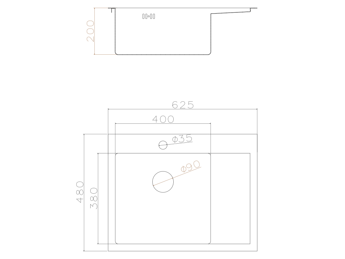 Мойка для кухни Fuse 615XL NAVAKO 13022 - Вид №2