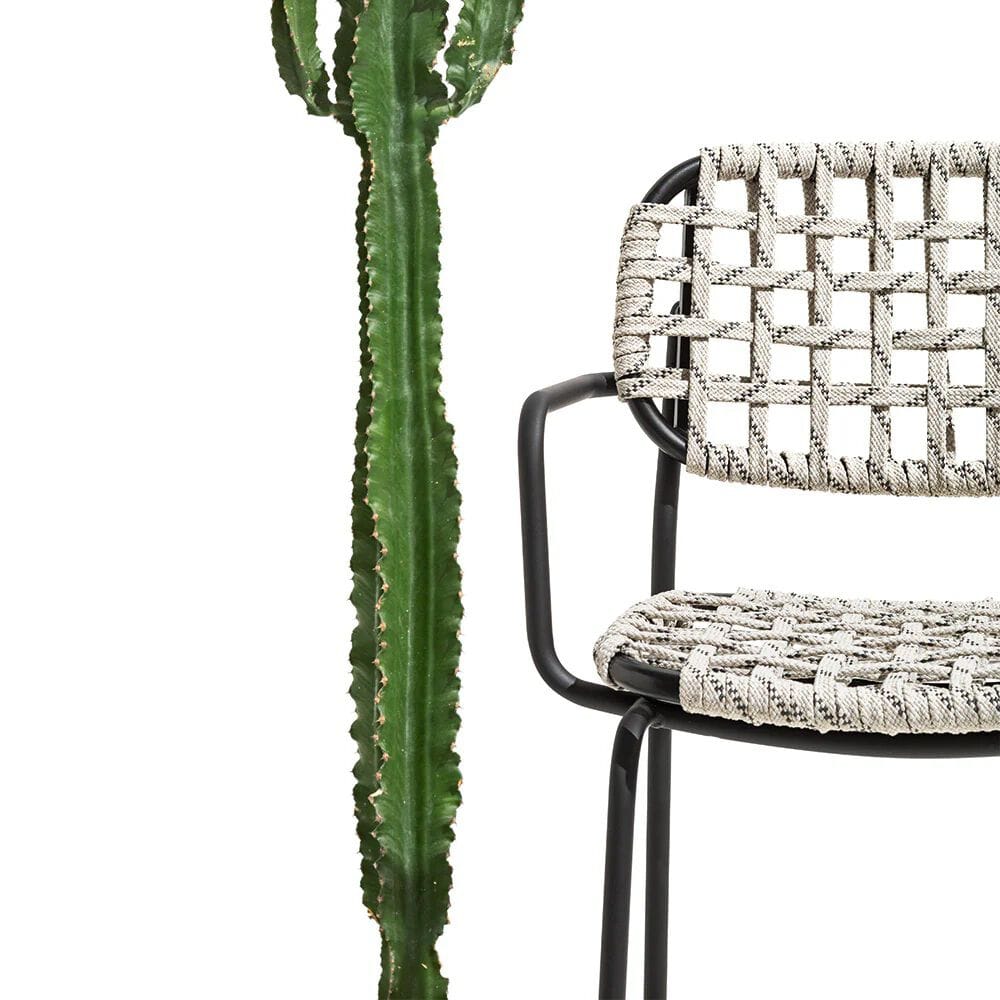 Полипропилен плетеный подлокотник садовый стул Connubia Yo! ARCH-00111028 - Вид №2