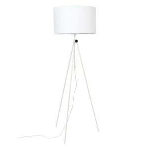 Лампа напольная Lesley, белая