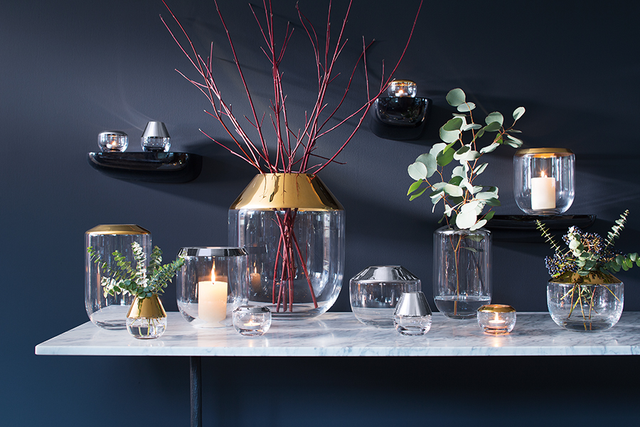 Ваза Space 15 см платина LSA International G140215359 - Вид №2