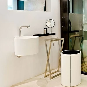 TA010 Подвесная раковина настенная овальная Inbani  белая