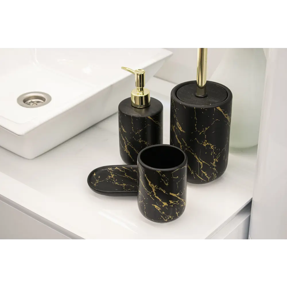 Дозатор для жидкого мыла VIDAGE Marmo Nero - керамический акцент для ванной 89714694 STLM-0079854 - Вид №2