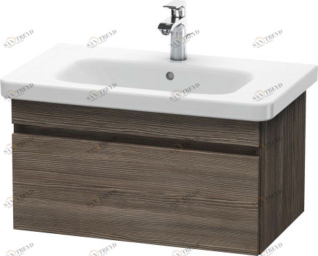 DS638105151 Тумбочка подвесная DuraStyle #DS6381 730 x 448 мм Сосна коричневая, декор Duravit
