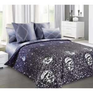 90172708 Комплект постельного белья Mercury home 16927, двуспальный, перкаль STLM-1040542