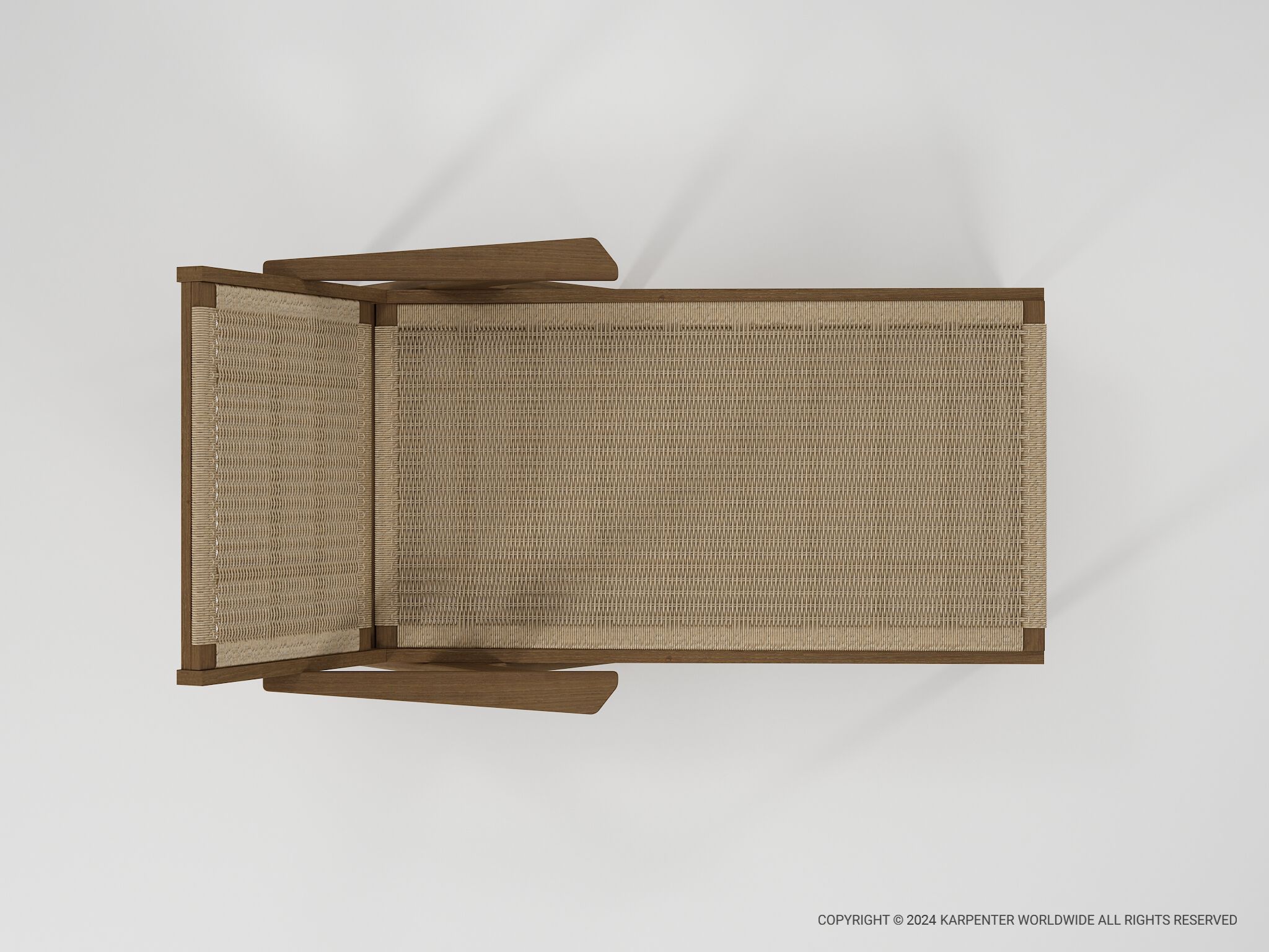 Садовая кровать из тикового дерева с подлокотниками KARPENTER Tribute Outdoor ARCH-00116699 - Вид №4