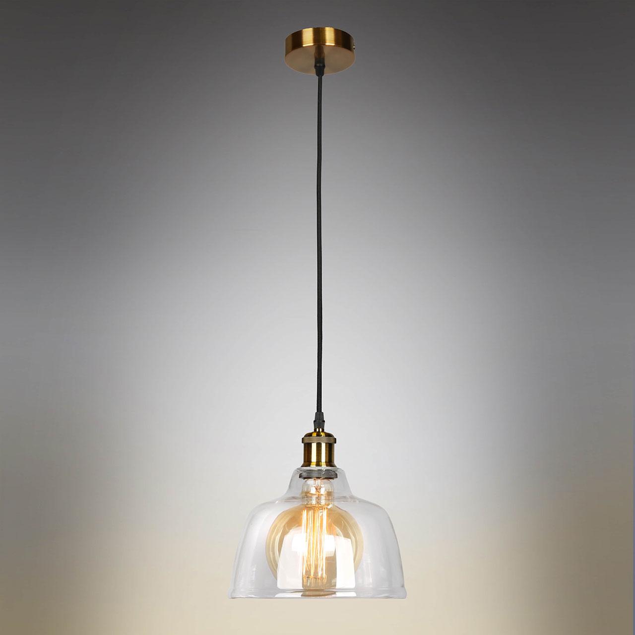 Подвесной светильник Omnilux OML-90906-01 OMNILUX 909 196367 Бронза  - Вид №1