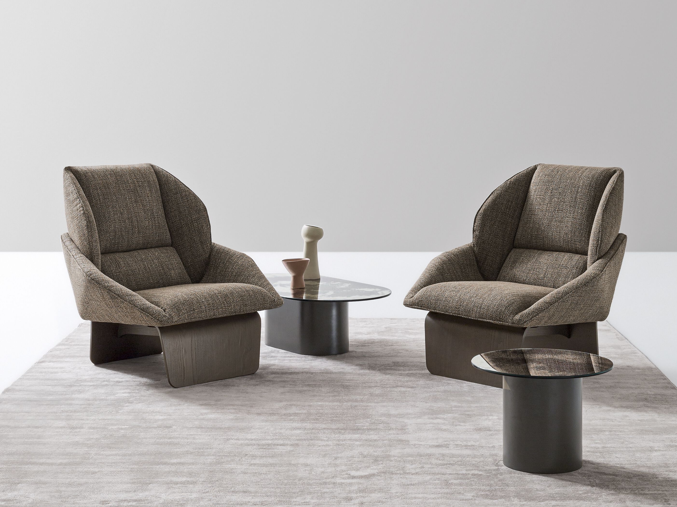 Тканевое кресло с подлокотниками Ditre Italia LOTO ARCH-00064451 - Вид №1