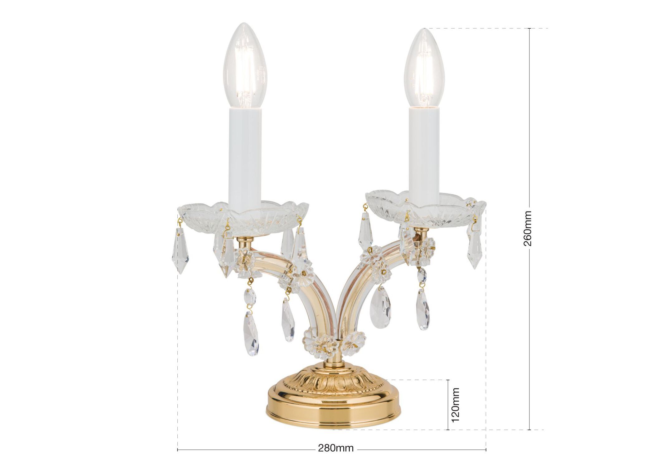 Настольная лампа с кристаллами Orion Maria Theresia ARCH-00053376 - Вид №6