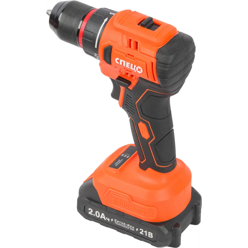 Аккумуляторная дрель-шуруповерт СПЕЦ БДА-21-Б 21В с 2 аккумуляторами 89386883 STLM-1525030 - Вид №5