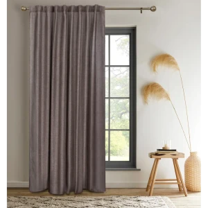 KREAFORTA Looks — штора на ленте серо-коричневая 200x260 см 89405465