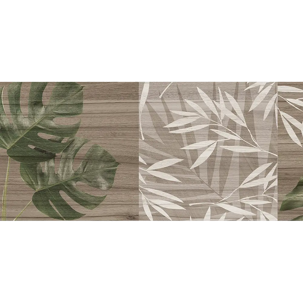 Плитка настенная Organic с узором 20х40 см 1.2 м² цвет серый Santreyd STLM-2079834 - Вид №4