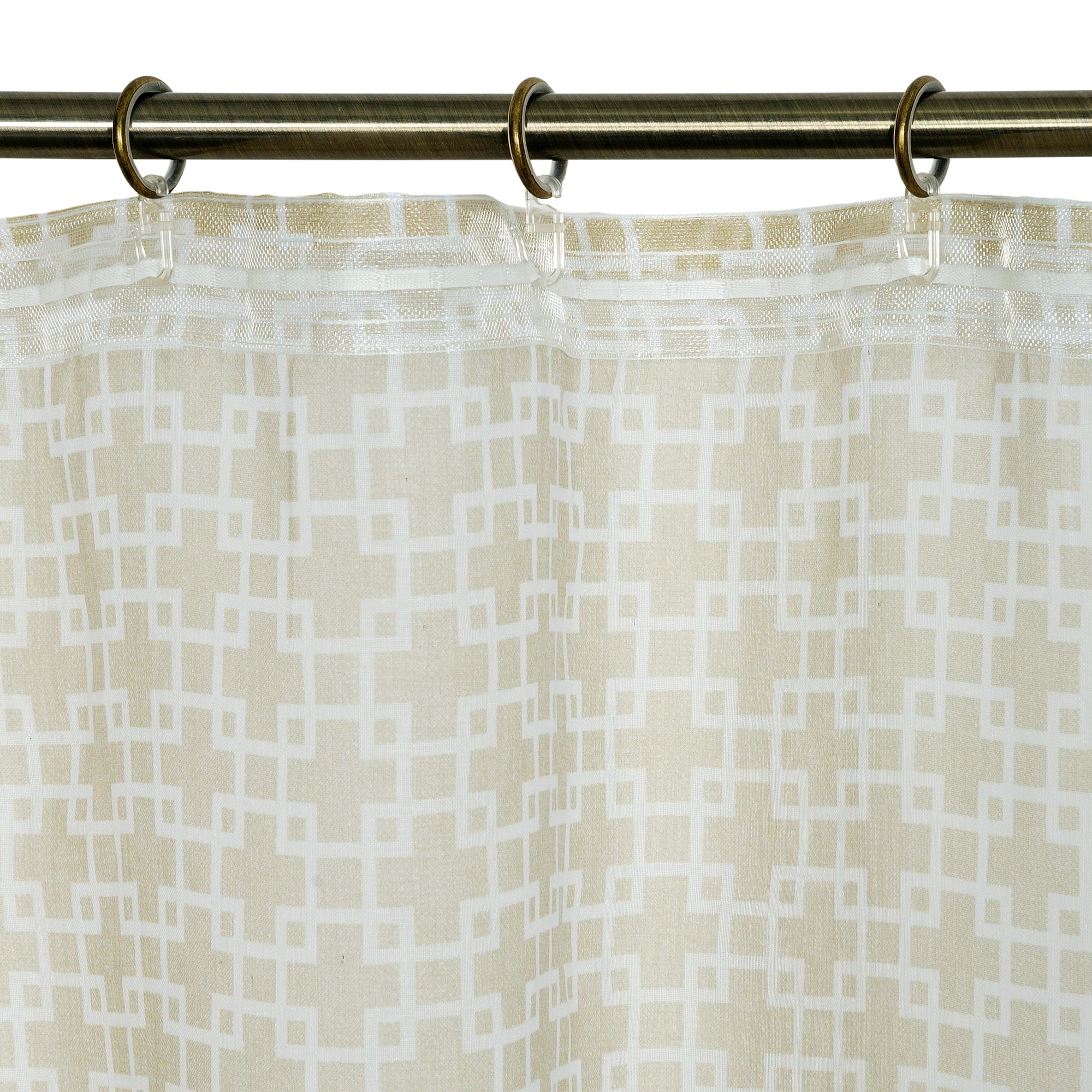 82010143 Тюль на ленте «Outline», 250х180 см, цвет фисташковый Santreyd  - Вид №5