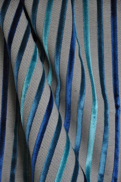 LELIEVRE Полосатая вискозная ткань Lignes d'horizon sun-id-1383965 - Вид №3
