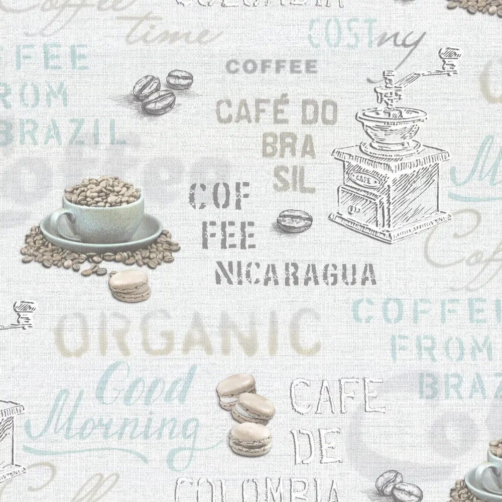 Santreyd Флизелиновые обои Белый кофе - элегантная классика для вашего интерьера 82832922 STLM-0036646 - Вид №1