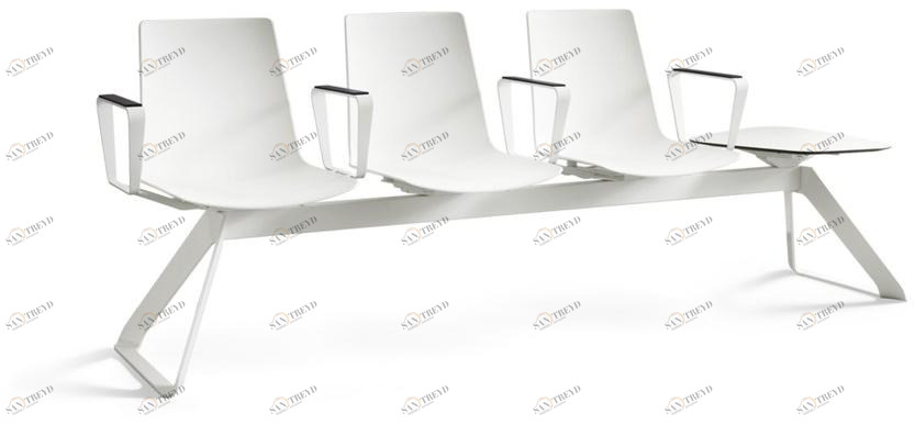 Wiesner-Hager Сиденье на полипропиленовой балке Nooi 6612