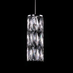 Подвесной светильник хрустальный серебряный Newport 10121/S NEWPORT 10120 00-3889888 Прозрачный;серебро