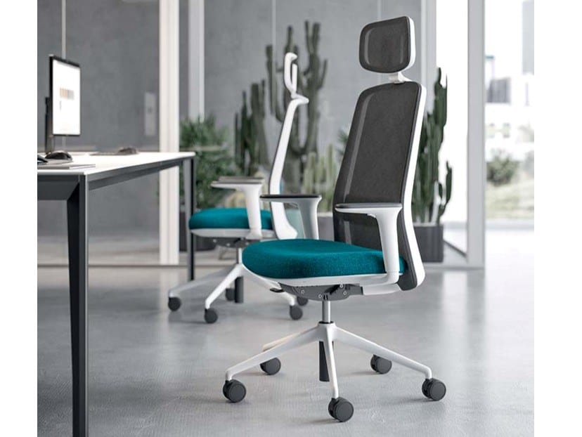 Вращающееся офисное кресло с колесами Quadrifoglio Group дизайн-офис ARCH-00073161