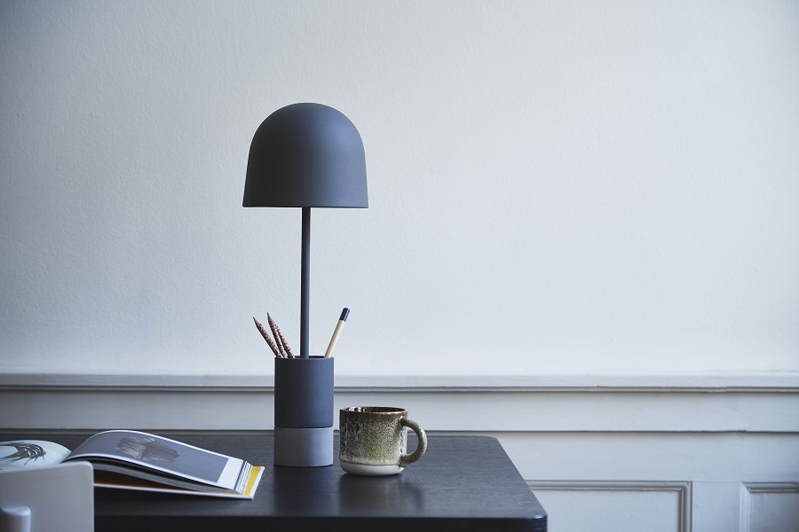 206030005011 Лампа настольная pen, темно-серая Frandsen  - Вид №1