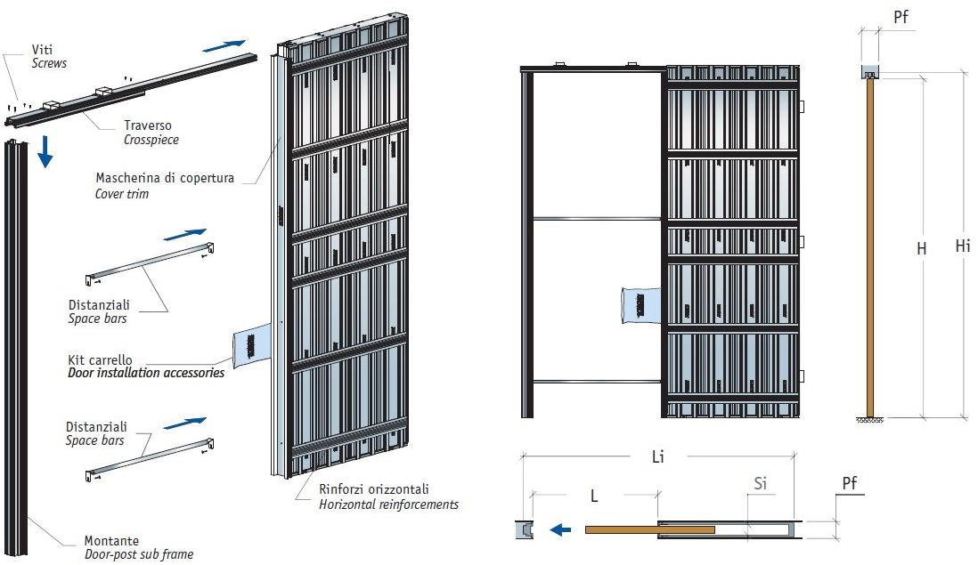 Scrigno Рама стойки для раздвижных стеновых дверей Essential sun-id-1367375 - Вид №11