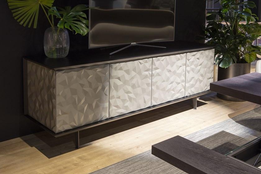 Ozzio Italia Буфет лакированный с распашными дверцами  X305  - Вид №2