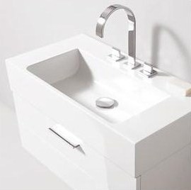 Композиция № 1 Crono Collection комплект мебели для ванной комнаты Burgbad 3291 - Вид №2