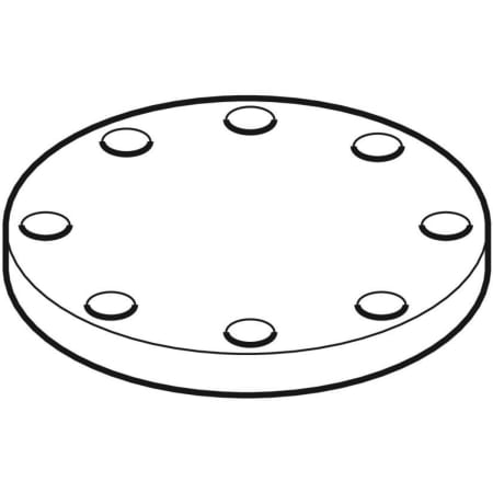 367.748.00.1 Стальная заглушка Geberit PE Geberit  - Вид №1