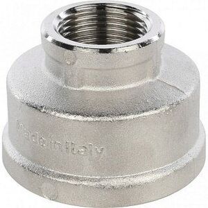 Муфта переходная ВВ 1 1/2х3/4" никель STOUT