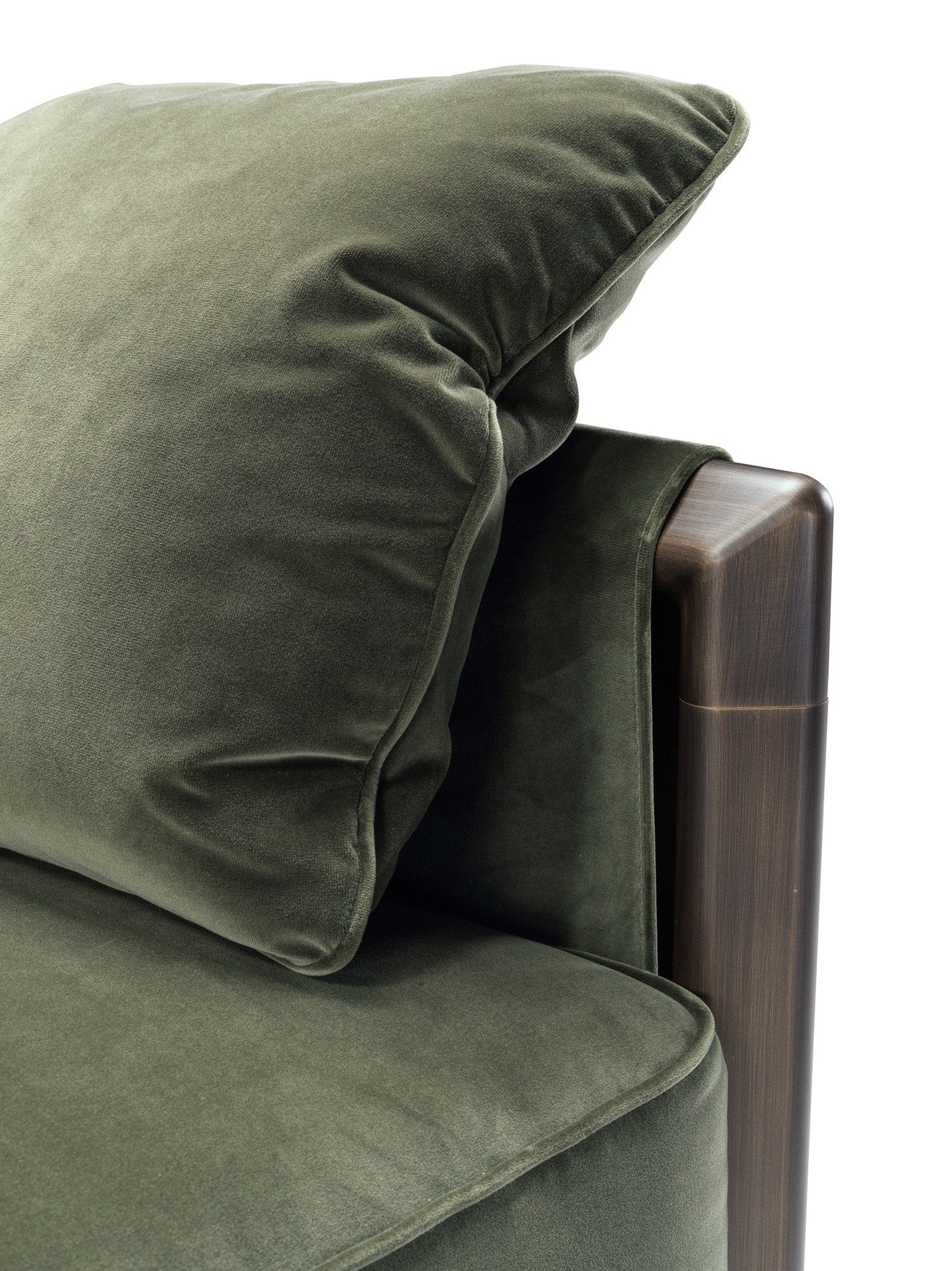 Бархатное кресло с подлокотниками GHIDINI1961 Додо ARCH-00009745 - Вид №2