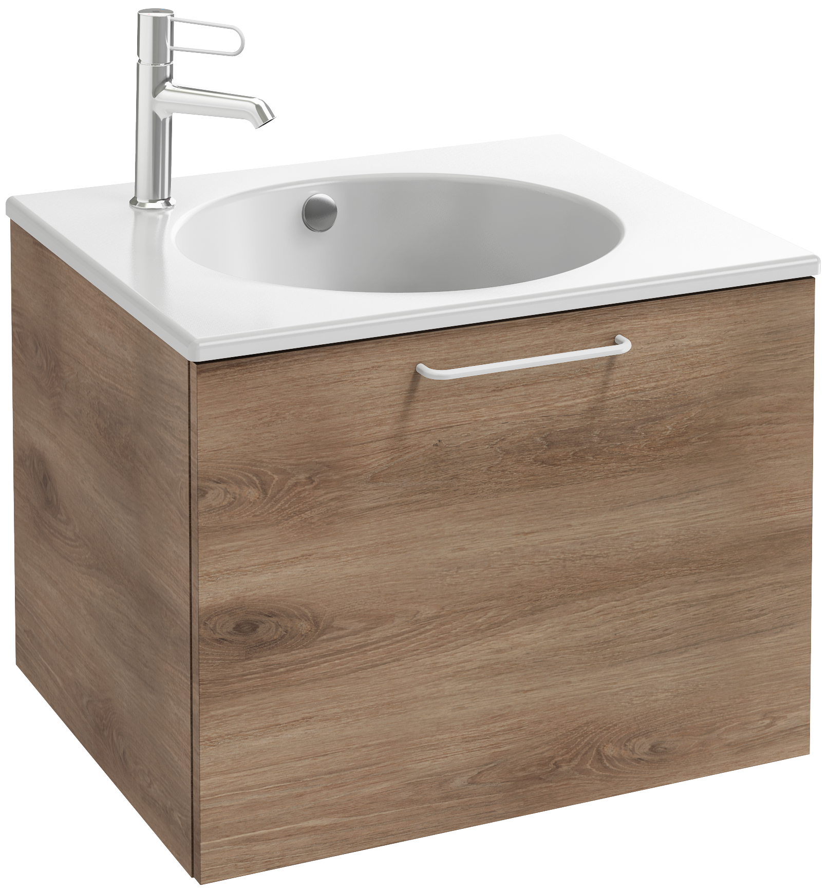 EB2510-R6-N18 Тумба под столешницу 60 см, 1 верхний ящик, белая ручка JACOB DELAFON ODÉON RIVE GAUCHE ODEON RIVE GAUCHE