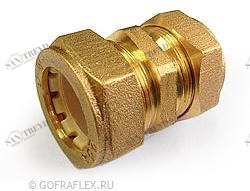 Муфта труба-труба 20*20мм Flexible hose Россия BU20