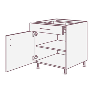 Шкафы напольные  EMN1B1D