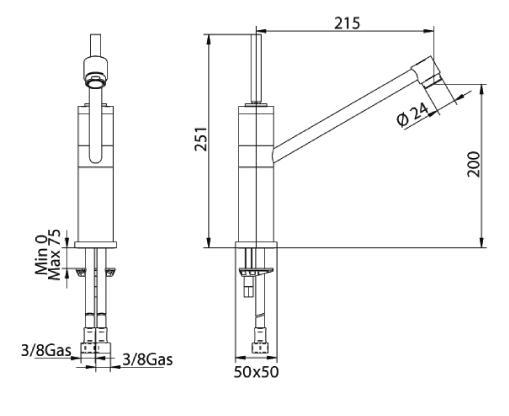 167220PN00 Смеситель Bandini Coco Santreyd - Вид №1