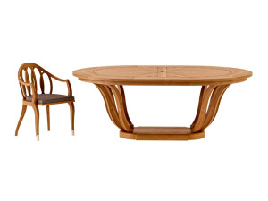 ТИК овальный садовый стол