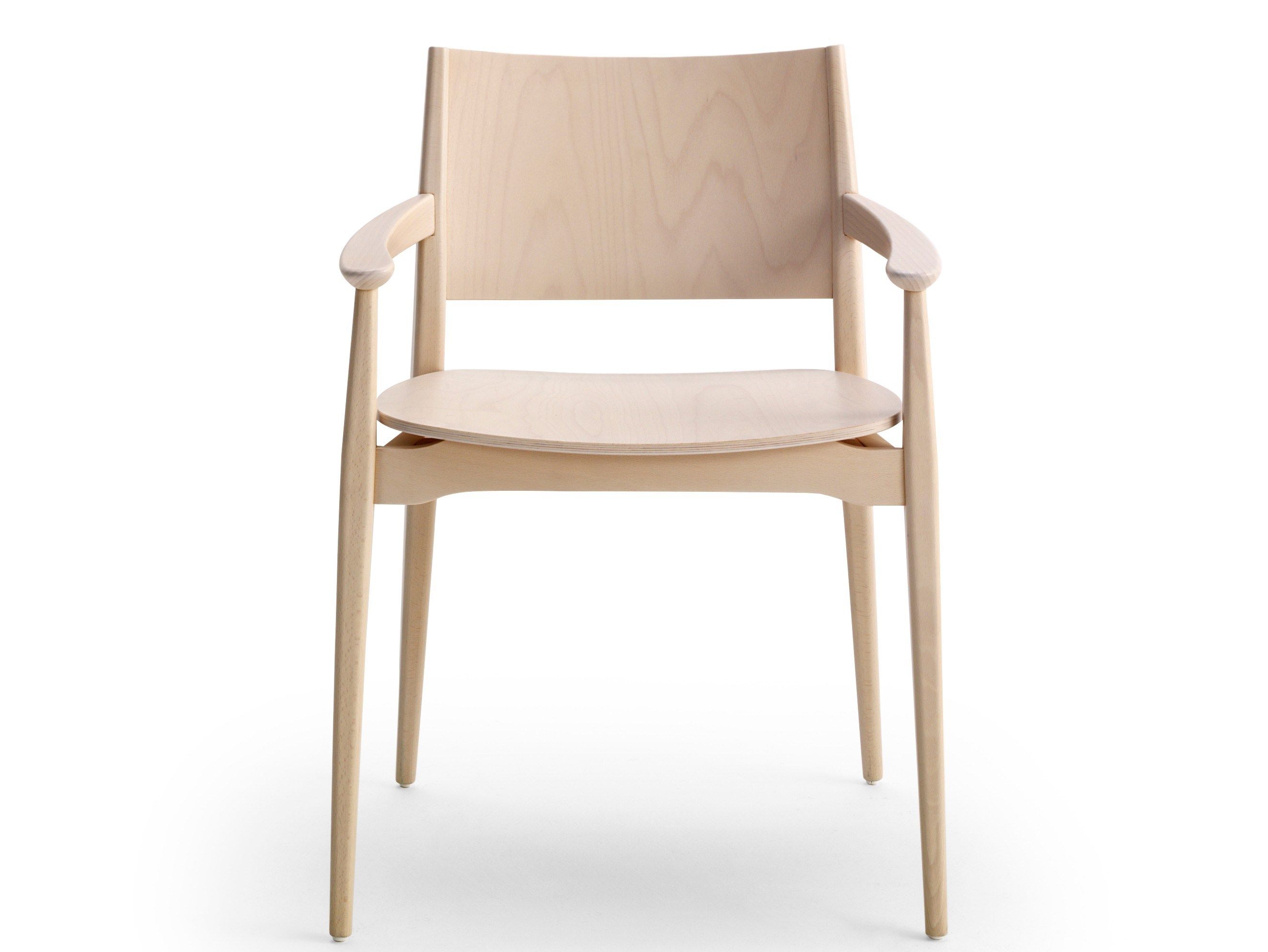 Кресло из бука с подлокотниками Billiani Blazer ARCH-00052266