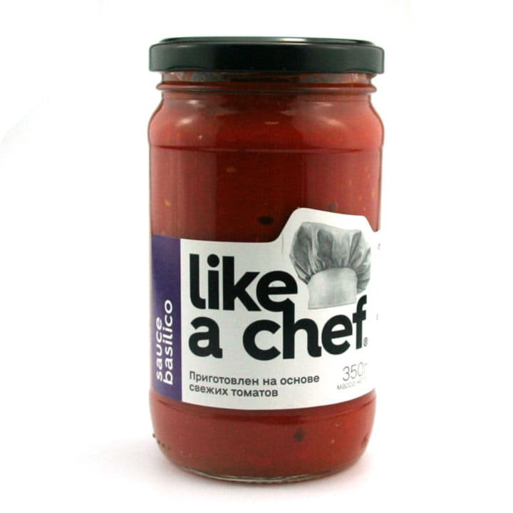 Томатный соус Basilico Like a chef 350 г Santreyd 9693 - Вид №1