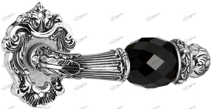 Bronces Mestre Хромированная ручка с кристаллами swarovski® на розе Treasure 0r7441.n00.53