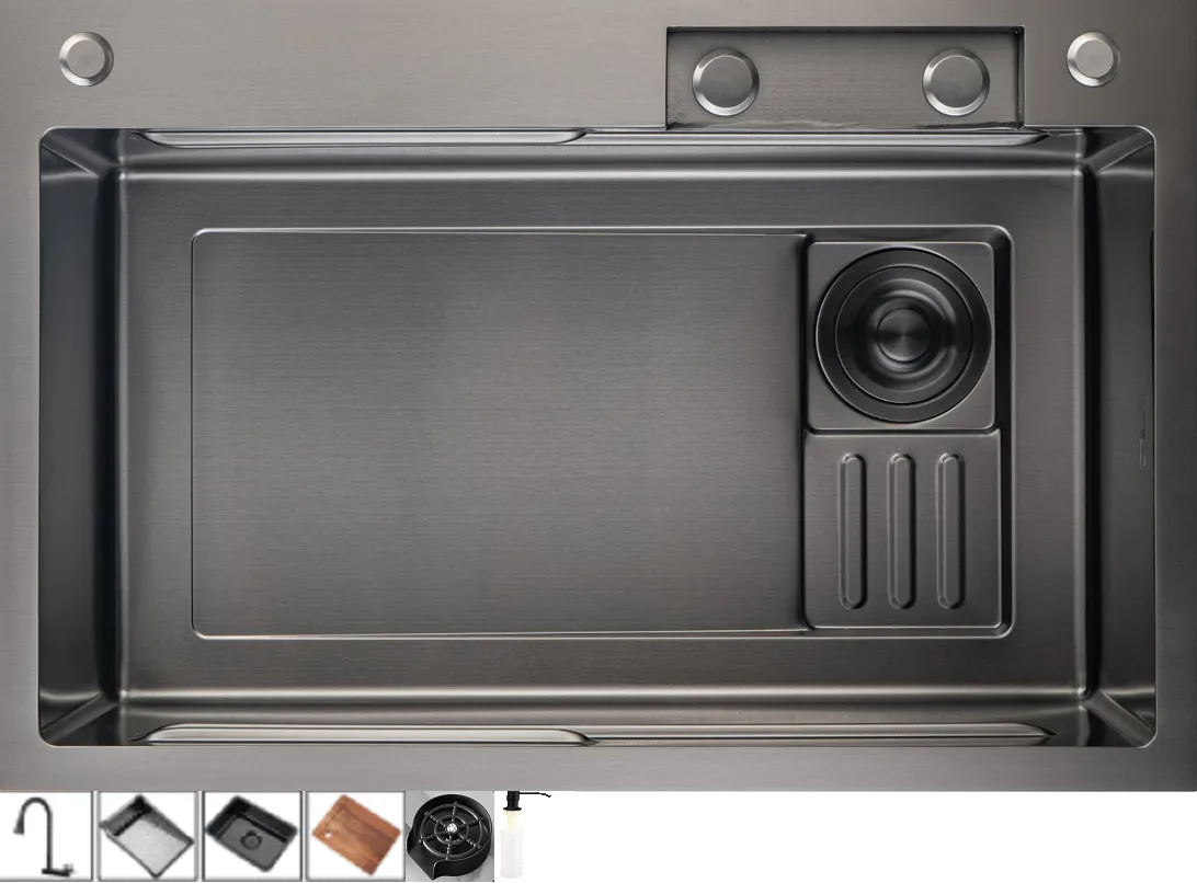 Кухонная мойка 7545 GRANFEST METAL